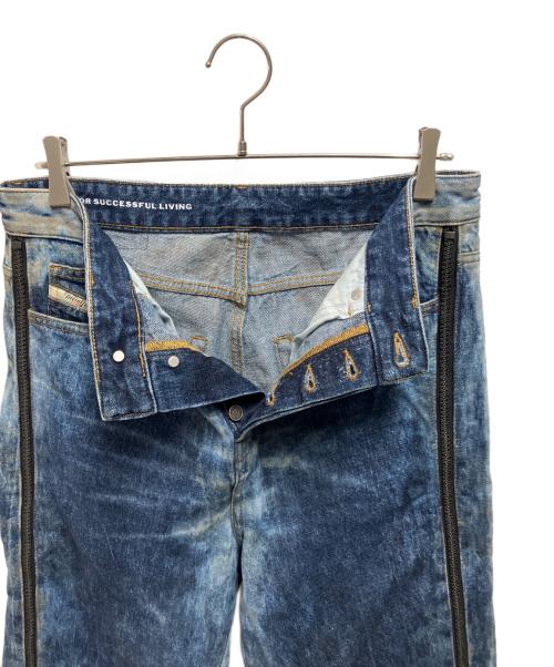 DIESEL（ディーゼル）DIESEL (ディーゼル) D-RISE-ZIP-FSE インディゴ サイズ:W30の古着・服飾アイテム