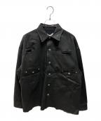 FR(13)NDSフレンズ）の古着「COATING BONE SHIRTS」｜ブラック