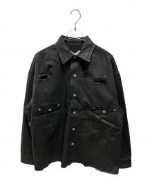 FR(13)NDS（フレンズ）の古着「COATING BONE SHIRTS」｜ブラック