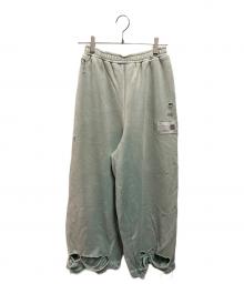 Maison MIHARA YASUHIRO（メゾン ミハラ ヤスヒロ）の古着「SUN FADED LIKE SWEAT PANTS」｜グリーン