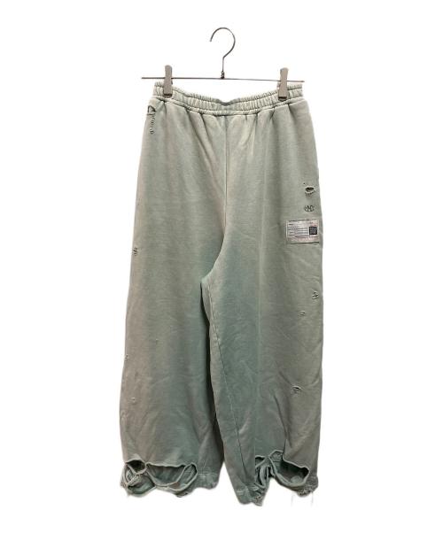 Maison MIHARA YASUHIRO（メゾン ミハラ ヤスヒロ）Maison MIHARA YASUHIRO (メゾン ミハラ ヤスヒロ) SUN FADED LIKE SWEAT PANTS グリーン サイズ:38の古着・服飾アイテム
