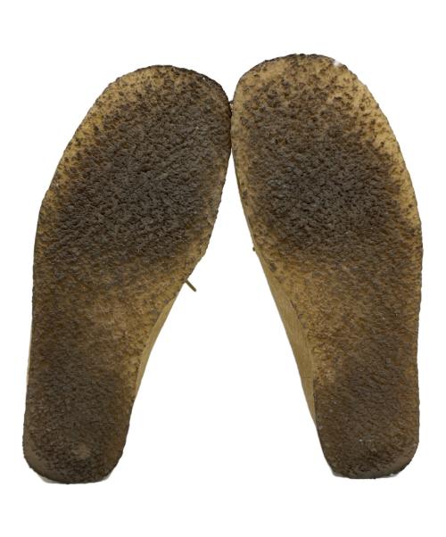 CLARKS（クラークス）CLARKS (クラークス) WALLABEE MAPLE HAIR ON ベージュ サイズ:26.5cmの古着・服飾アイテム