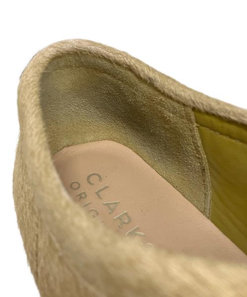 CLARKS（クラークス）CLARKS (クラークス) WALLABEE MAPLE HAIR ON ベージュ サイズ:26.5cmの古着・服飾アイテム