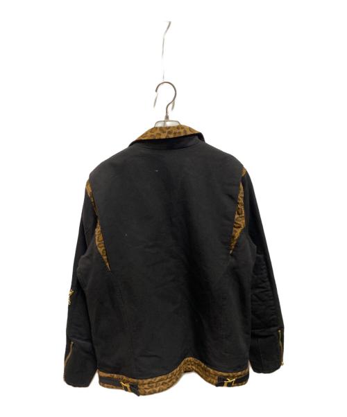 CarHartt（カーハート）CarHartt (カーハート) NEIGHBORHOOD (ネイバーフッド) STRABLER JACKET ブラック×ブラウン サイズ:ＸＬの古着・服飾アイテム