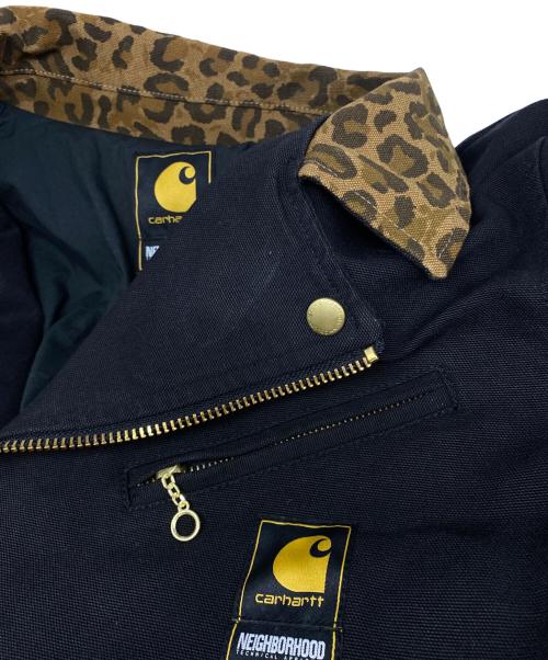 CarHartt（カーハート）CarHartt (カーハート) NEIGHBORHOOD (ネイバーフッド) STRABLER JACKET ブラック×ブラウン サイズ:ＸＬの古着・服飾アイテム