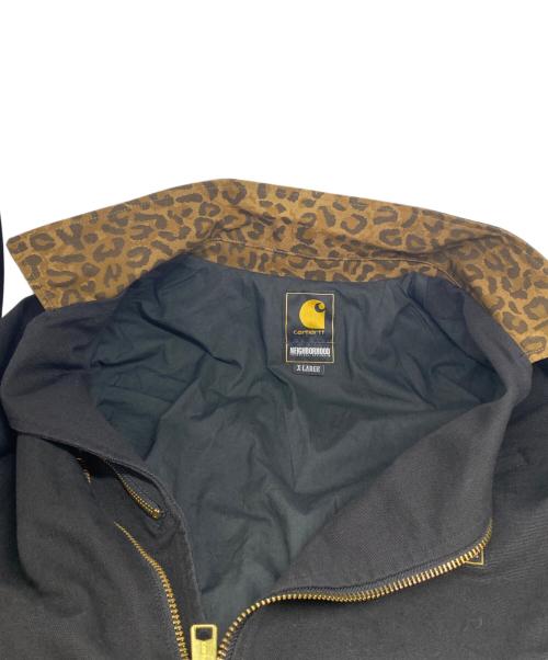 CarHartt（カーハート）CarHartt (カーハート) NEIGHBORHOOD (ネイバーフッド) STRABLER JACKET ブラック×ブラウン サイズ:ＸＬの古着・服飾アイテム