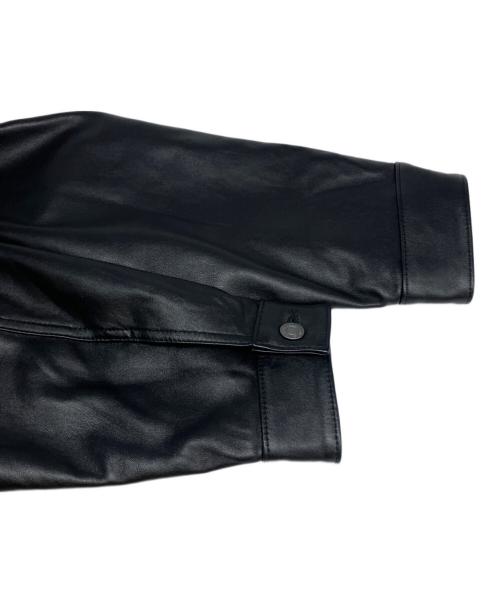 LEVI'S PReMIUM（リーバイス プレミアム）LEVI'S PReMIUM (リーバイス プレミアム) 25AW BLACK TYPEⅡ TRUCKER LEATHER JACKET ブラック サイズ:Mの古着・服飾アイテム