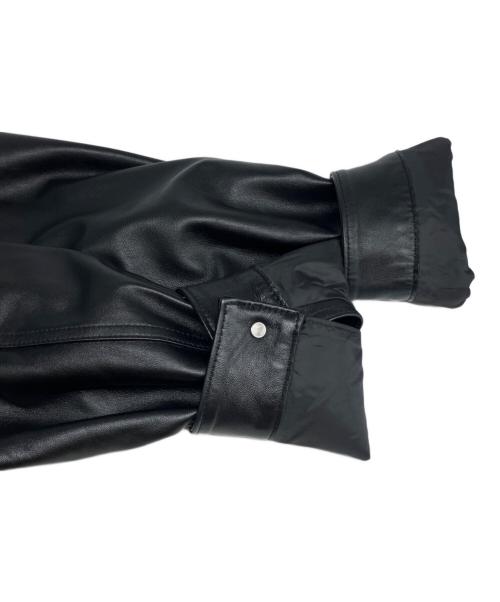 LEVI'S PReMIUM（リーバイス プレミアム）LEVI'S PReMIUM (リーバイス プレミアム) 25AW BLACK TYPEⅡ TRUCKER LEATHER JACKET ブラック サイズ:Mの古着・服飾アイテム