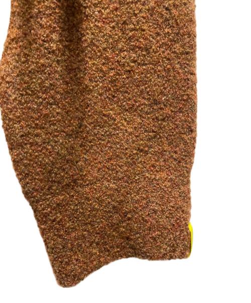 CALEE（キャリー）CALEE (キャリー) BOUCLE KNIT CARDIGAN ブラウン サイズ:Ｍの古着・服飾アイテム