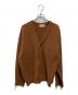 CALEE（キャリー）の古着「BOUCLE KNIT CARDIGAN」｜ブラウン