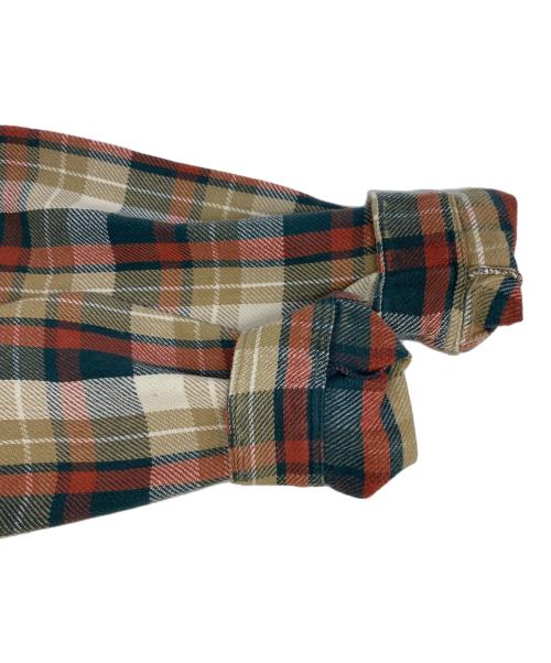 big mac（ビッグマック）big mac (ビッグマック) 80sヘビーフランネルシャツ ホワイト サイズ:Lの古着・服飾アイテム