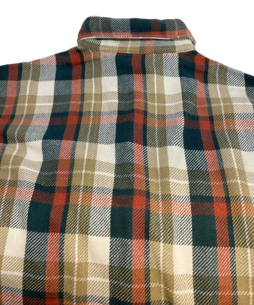 big mac（ビッグマック）big mac (ビッグマック) 80sヘビーフランネルシャツ ホワイト サイズ:Lの古着・服飾アイテム