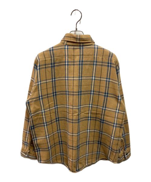 BIG MIKE（ビックマイク）BIG MIKE (ビックマイク) 80sヘビーネルシャツ ベージュ サイズ:Lの古着・服飾アイテム