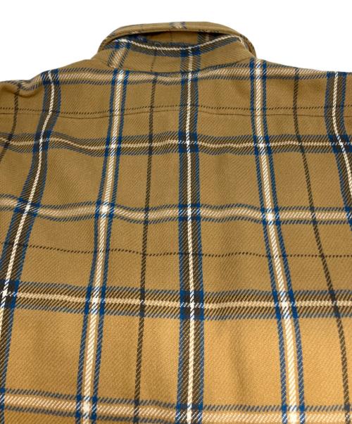 BIG MIKE（ビックマイク）BIG MIKE (ビックマイク) 80sヘビーネルシャツ ベージュ サイズ:Lの古着・服飾アイテム