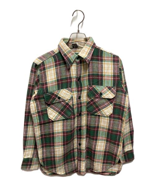 WOOLRICH（ウールリッチ）WOOLRICH (ウールリッチ) ヘビーネルシャツ ホワイト サイズ:Ｍの古着・服飾アイテム