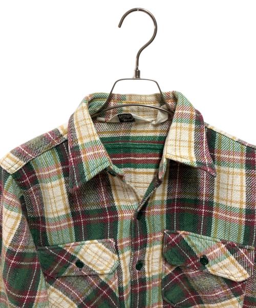 WOOLRICH（ウールリッチ）WOOLRICH (ウールリッチ) ヘビーネルシャツ ホワイト サイズ:Ｍの古着・服飾アイテム