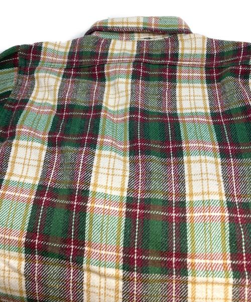 WOOLRICH（ウールリッチ）WOOLRICH (ウールリッチ) ヘビーネルシャツ ホワイト サイズ:Ｍの古着・服飾アイテム