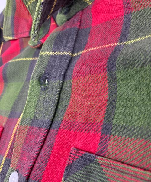 big mac（ビッグマック）big mac (ビッグマック) ヘビーフランネルシャツ レッド サイズ:Ｍの古着・服飾アイテム