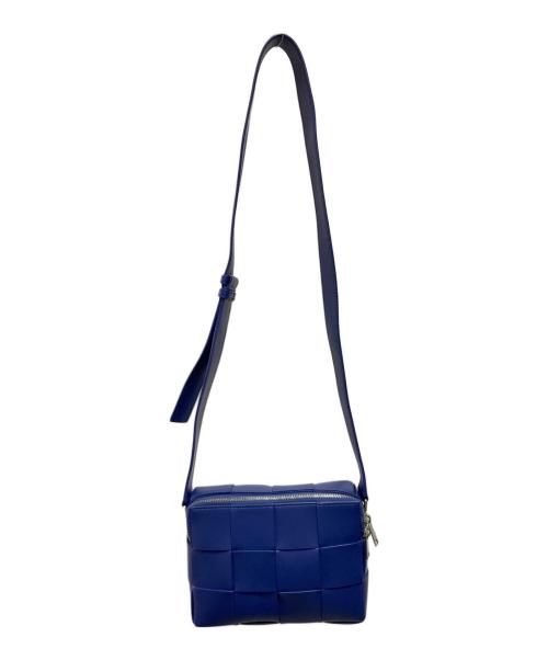 BOTTEGA VENETA（ボッテガベネタ）BOTTEGA VENETA (ボッテガベネタ) CASSETTE カメラバッグ ブルーの古着・服飾アイテム