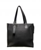 LOEWEロエベ）の古着「BUCKLE ZIP TOTE」｜ブラック