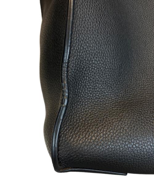 LOEWE（ロエベ）LOEWE (ロエベ) BUCKLE ZIP TOTE ブラックの古着・服飾アイテム