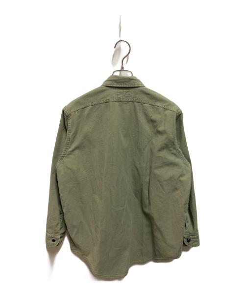 MADISON BLUE（マディソンブルー）MADISON BLUE (マディソンブルー) HAMPTON BACK SATIN SHIRT グリーン サイズ:01の古着・服飾アイテム