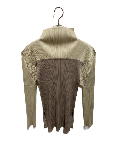 PLEATS PLEASE（プリーツプリーズ）PLEATS PLEASE (プリーツプリーズ) ハイネックカットソー グレー サイズ:3の古着・服飾アイテム
