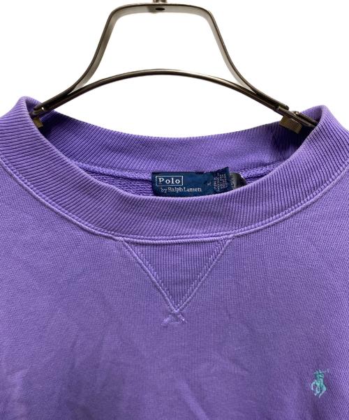 POLO RALPH LAUREN（ポロ・ラルフローレン）POLO RALPH LAUREN (ポロ・ラルフローレン) スウェット パープル サイズ:Ｍの古着・服飾アイテム