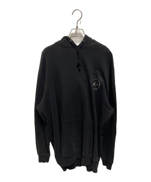 anti social social CLUB（アンチソーシャルソーシャルクラブ）anti social social CLUB (アンチソーシャルソーシャルクラブ) FRAGMENT DESIGN (フラグメントデザイン) パーカー ブラック サイズ:ＸＬの古着・服飾アイテム
