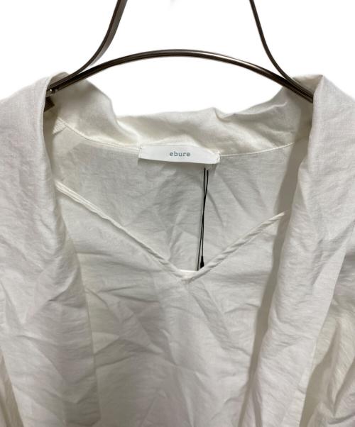 ebure（エブール）ebure (エブール) ボウタイブラウス ホワイト サイズ:38 未使用品の古着・服飾アイテム