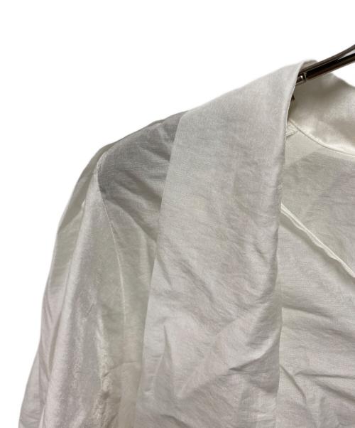 ebure（エブール）ebure (エブール) ボウタイブラウス ホワイト サイズ:38 未使用品の古着・服飾アイテム