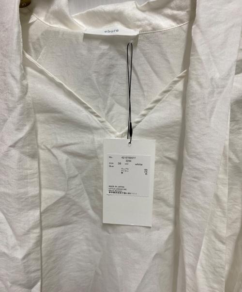 ebure（エブール）ebure (エブール) ボウタイブラウス ホワイト サイズ:38 未使用品の古着・服飾アイテム