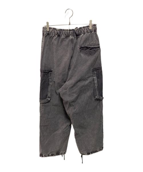 MIHARA YASUHIRO（ミハラヤスヒロ）MIHARA YASUHIRO (ミハラヤスヒロ) DAMAGED CARGO PT ブラック サイズ:46の古着・服飾アイテム