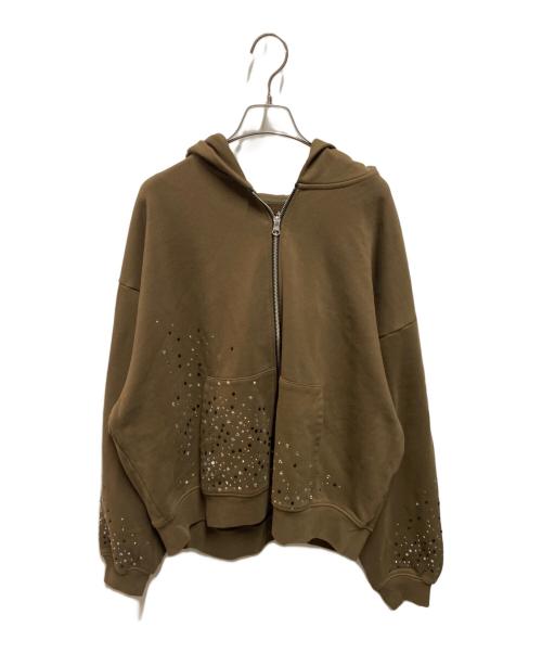 FR(13)NDS（フレンズ）FR(13)NDS (フレンズ) Stone Sweat Hoodie ブラウン サイズ:Ｌ 未使用品の古着・服飾アイテム