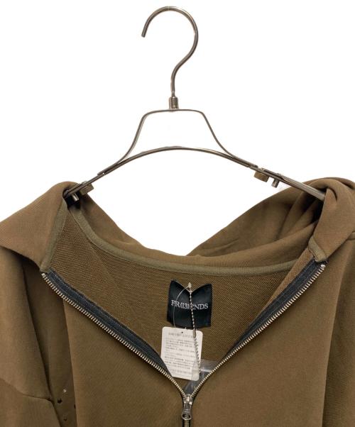 FR(13)NDS（フレンズ）FR(13)NDS (フレンズ) Stone Sweat Hoodie ブラウン サイズ:Ｌ 未使用品の古着・服飾アイテム