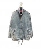 DIESELディーゼル）の古着「D-KRAP-S1 オーバルD ジップアップジャケット」｜インディゴ