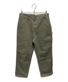 CarHartt（カーハート）の古着「ウォッシュド ダック ペインターパンツ」｜グリーン