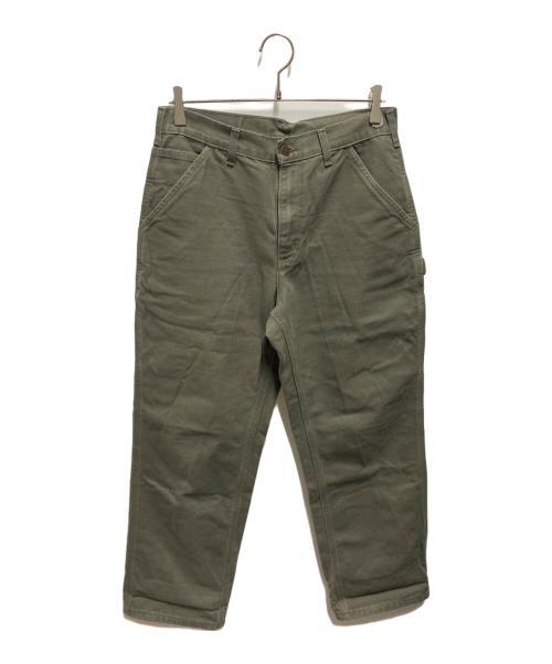 CarHartt（カーハート）CarHartt (カーハート) ウォッシュド ダック ペインターパンツ グリーン サイズ:31の古着・服飾アイテム
