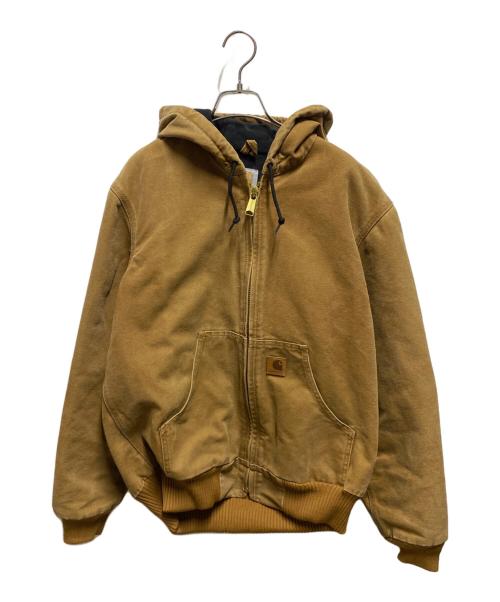 CarHartt（カーハート）CarHartt (カーハート) キルトフランネル裏地付きサンドストーンアクティブジャケット ブラウン サイズ:Ｓの古着・服飾アイテム
