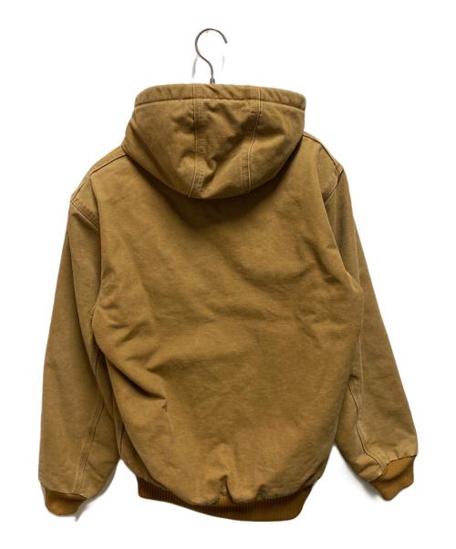 CarHartt（カーハート）CarHartt (カーハート) キルトフランネル裏地付きサンドストーンアクティブジャケット ブラウン サイズ:Ｓの古着・服飾アイテム