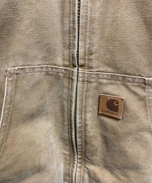 CarHartt（カーハート）CarHartt (カーハート) キルトフランネル裏地付きサンドストーンアクティブジャケット ブラウン サイズ:Ｓの古着・服飾アイテム