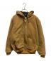 CarHartt（カーハート）の古着「キルトフランネル裏地付きサンドストーンアクティブジャケット」｜ブラウン