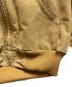 中古・古着 CarHartt (カーハート) キルトフランネル裏地付きサンドストーンアクティブジャケット ブラウン サイズ:Ｓ：15000円