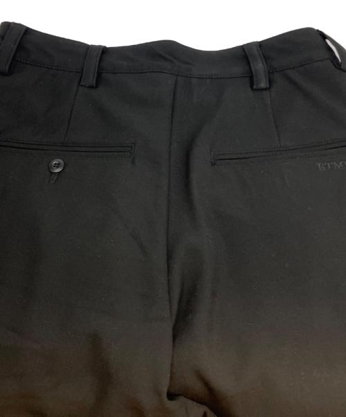 btmk（ビーティーエムケー）btmk (ビーティーエムケー) スラックス ブラック サイズ:Ｌの古着・服飾アイテム