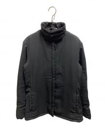 EMPORIO ARMANI（エンポリオ アルマーニ）の古着「00's 裏地フリーススタンドカラージャケット」｜ブラック