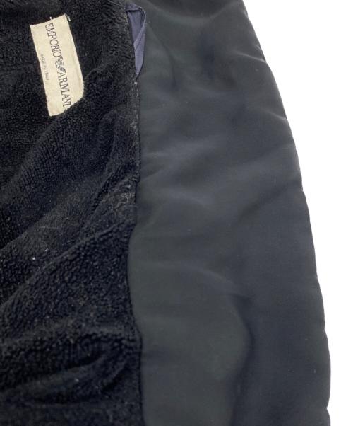 EMPORIO ARMANI（エンポリオ アルマーニ）EMPORIO ARMANI (エンポリオ アルマーニ) 00's 裏地フリーススタンドカラージャケット ブラック サイズ:40の古着・服飾アイテム
