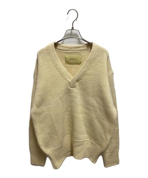 AVIREX 7522（アヴィレックス）AVIREX 7522 (アヴィレックス) COMMAND KNIT アイボリー サイズ:L 未使用品の古着・服飾アイテム