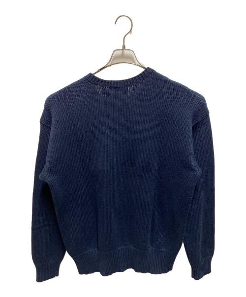 POLO RALPH LAUREN（ポロ・ラルフローレン）POLO RALPH LAUREN (ポロ・ラルフローレン) NYCクルーネックセーター ネイビー サイズ:Ｌの古着・服飾アイテム