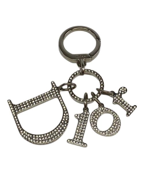 Dior（ディオール）Dior (ディオール) ラインストーンキーホルダー シルバーの古着・服飾アイテム