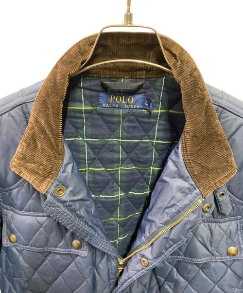 POLO RALPH LAUREN（ポロ・ラルフローレン）POLO RALPH LAUREN (ポロ・ラルフローレン) キルティングジャケット ネイビー サイズ:Lの古着・服飾アイテム